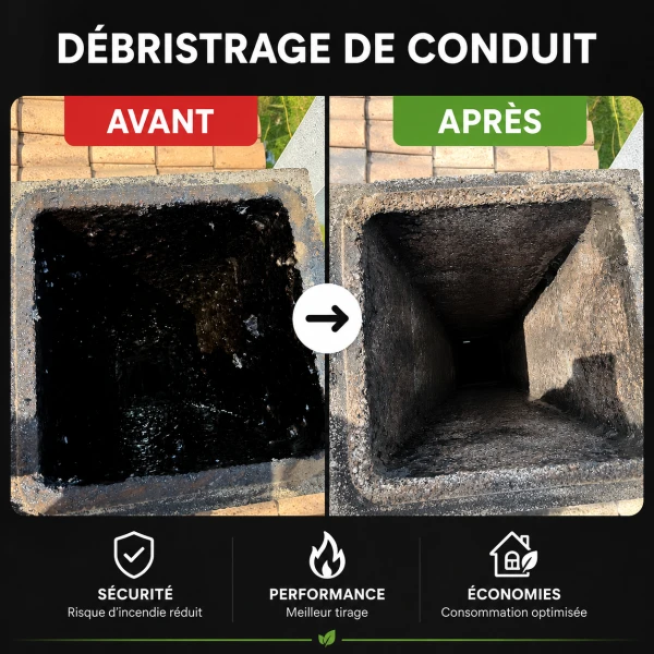 Débistrage cheminée Millau